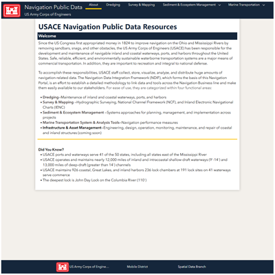 USACE Navigation Portal
